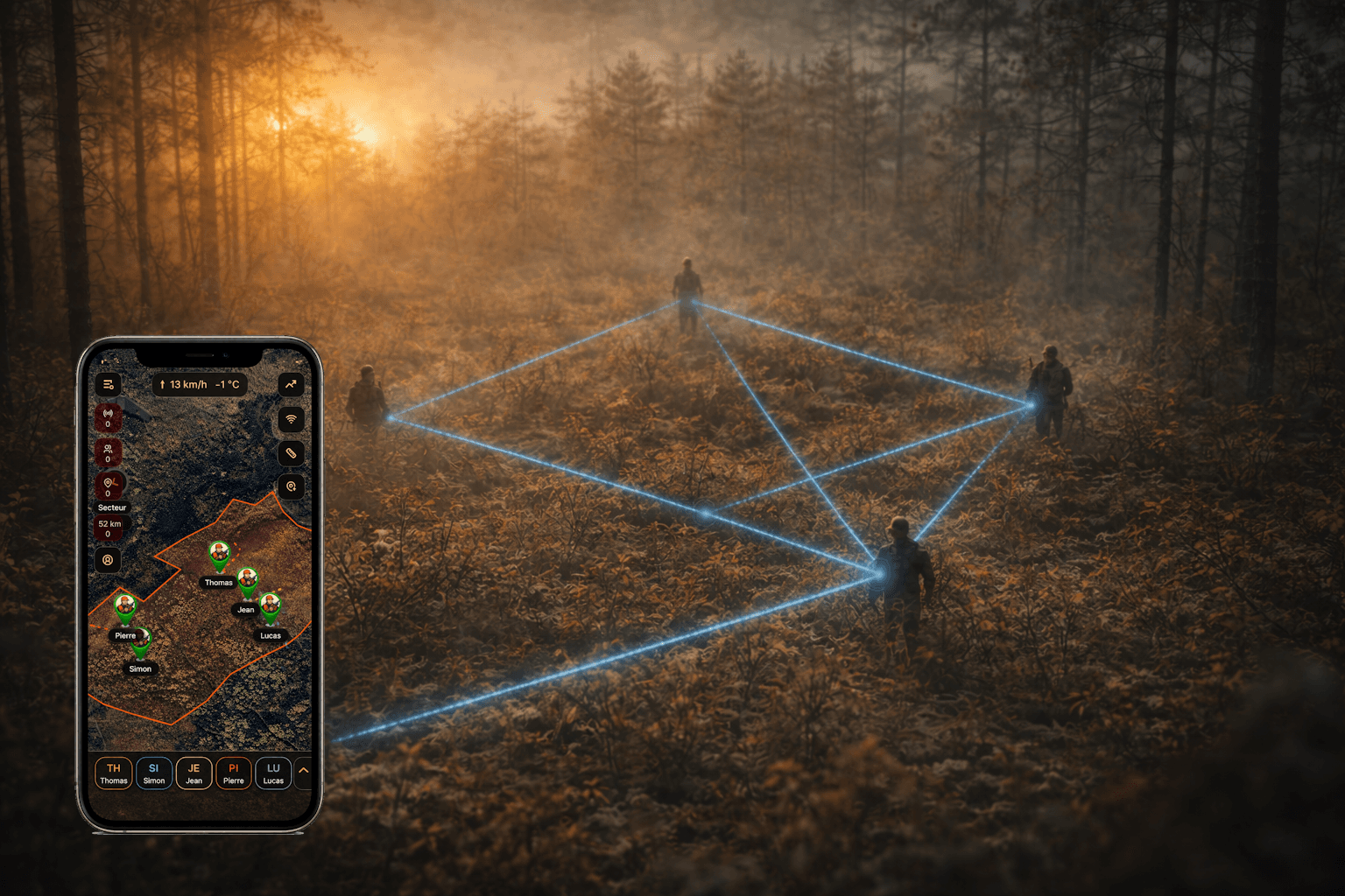 Appareil compagnon HuntBros Scout