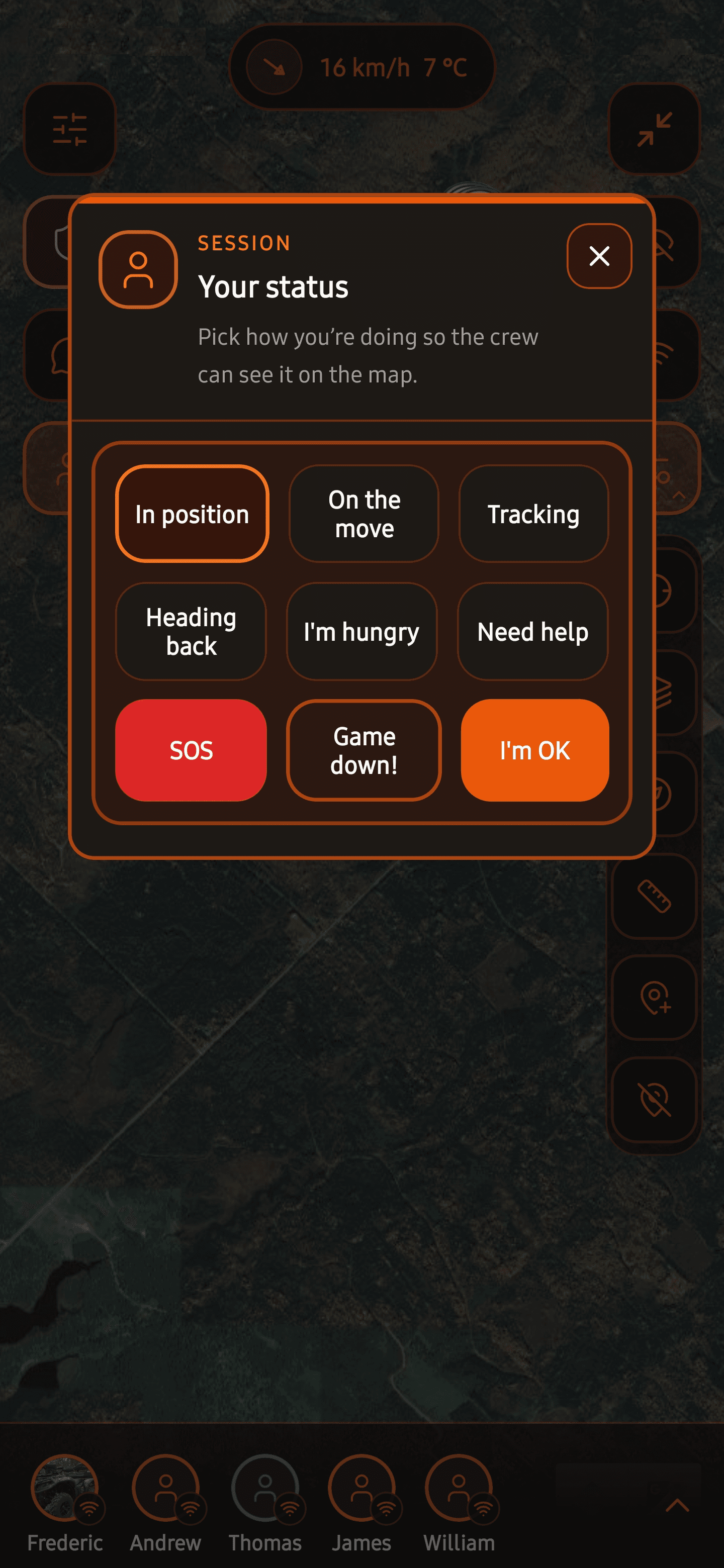 HuntBros screenshot — Inform your crew