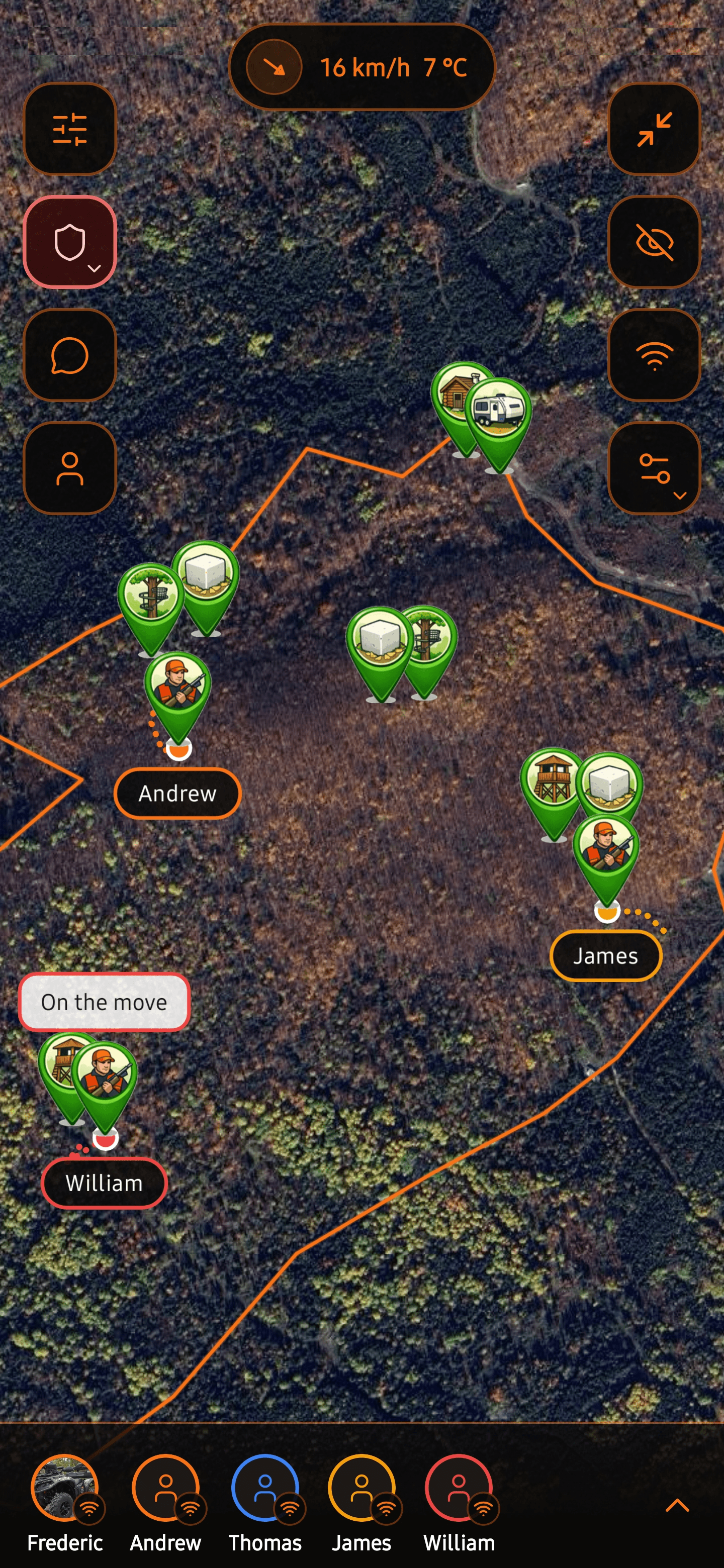 HuntBros screenshot — Mark key spots