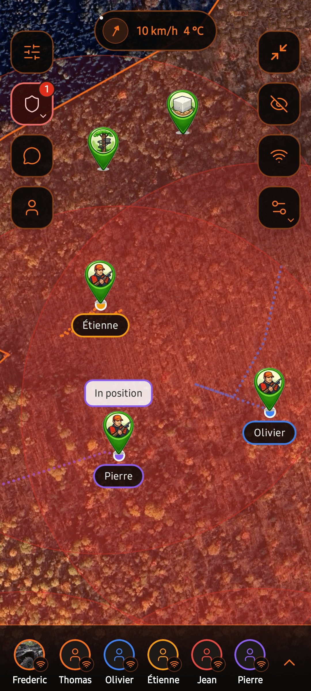 HuntBros screenshot — Instant alerts
